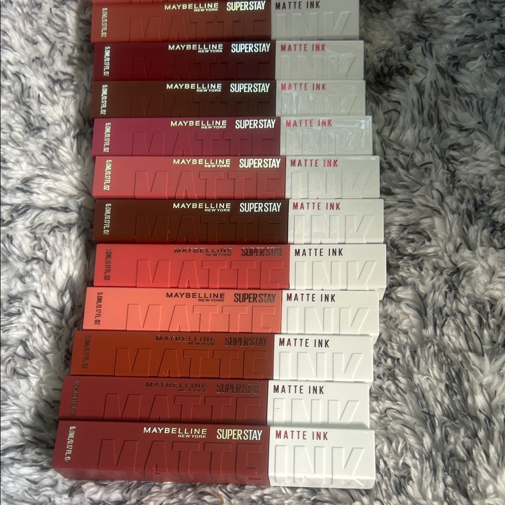 Maybelline SuperStay Matte Ink lot of 13 new.
